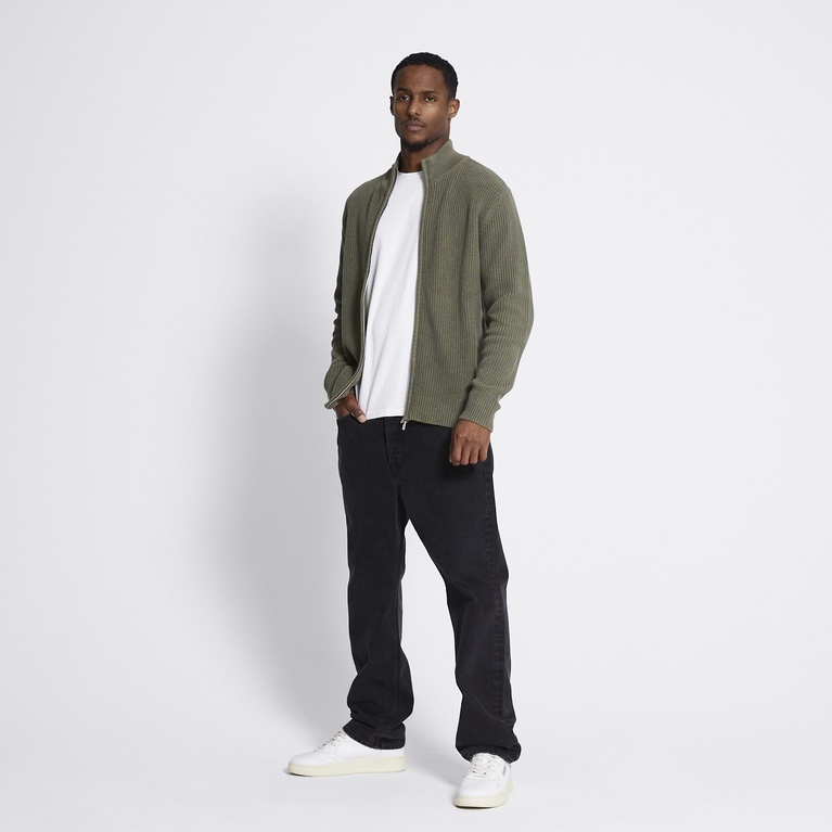 Zip sweater "Frippe"